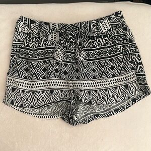 “Aztec” design shorts